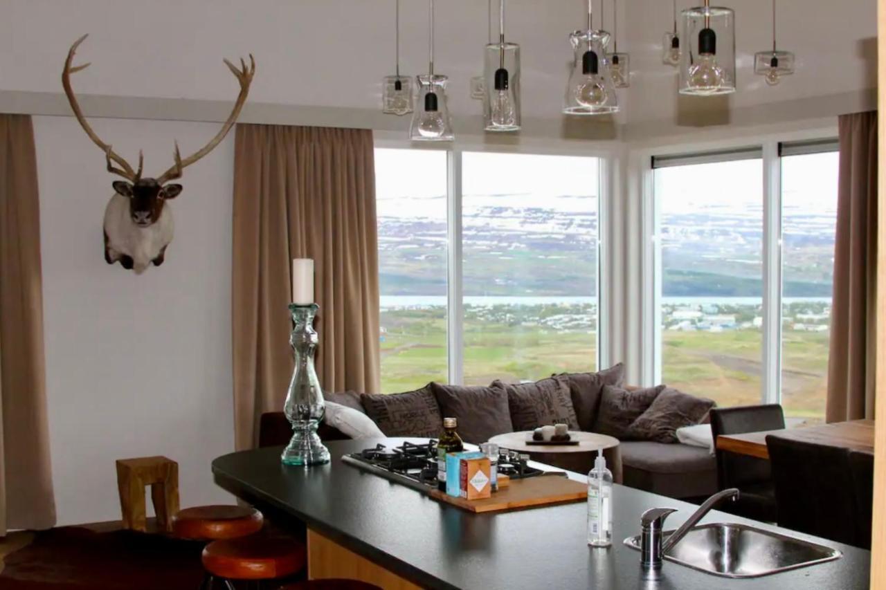 Private Country House, Luxury And Warmth, Incredible Views Villa Akureyri Exterior photo